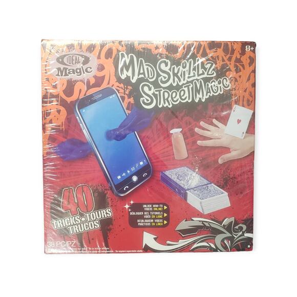 Ideal Magic Mad Skillz Street Magic | 40 Tricks | Get Magic Skills | Cards BNWT - Picture 1 of 5